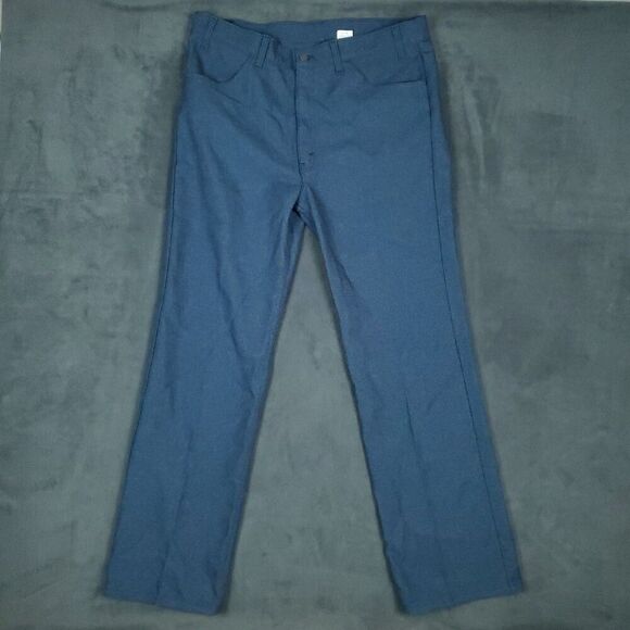 Vintage 90s Levis Pants Mens 36x32 100% Dacron Polyester Workwear Made USA - Picture 1 of 15